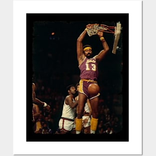 Kareem Abdul Jabbar and Oscar Robertson Looking On Wards Posters and Art